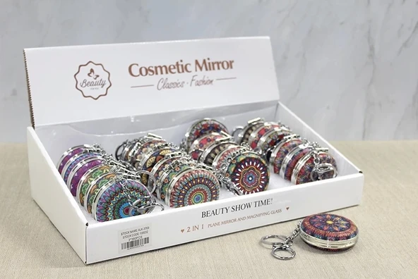 Taşlı El Aynası Anahtarlık Alk3769 ürün görseli