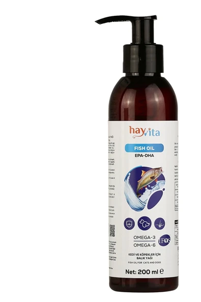 Fish Oil Epa - Dha 200ml - Kedi Ve Köpekler Için Balık Yağı, Omega-3, Omega-6 ürün görseli 1