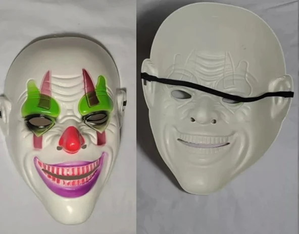 Delirten Gülüş Psikopat Palyaço Temalı Joker Maskesi - 5