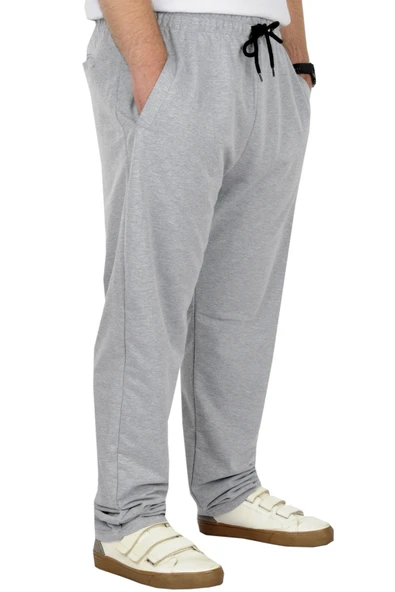 Büyük Beden Erkek Eşofman Altı Classic 2 Ip 11100 Grimelanj - Resim 6