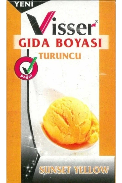 Visser Toz Gıda Boyası Turuncu G.b ürün görseli 1