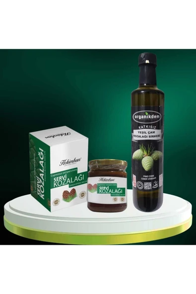 Servi Kozalağı Macunu ve Çam Kozalağı Sirkesi ( İçin ) ürün görseli