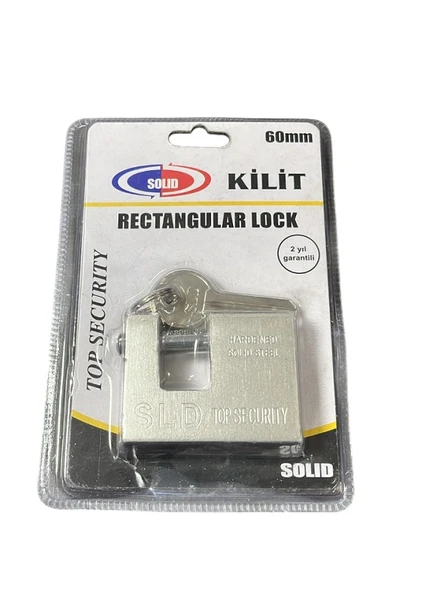 SOLID YASSI ASMA KİLİD 60 MM - 1