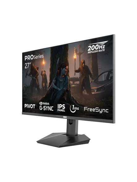Dragos Proseries P270FHD200 1ms Fhd 200Hz 27 Inç Freesync G-Sync IPS Pivot Oyuncu Monitörü - 2
