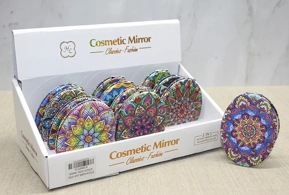 Taşlı El Aynası Oval İnce Alk3763 ürün görseli