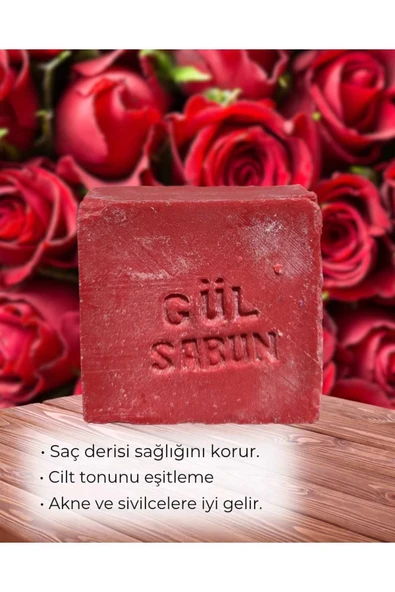 Gül Sabunu Nemlendirici Doğal El Yapımı ürün görseli