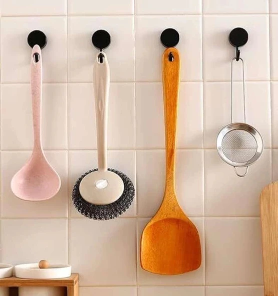 Kendinden Yapışkanlı Renkli Duvar Askısı - Resim 4