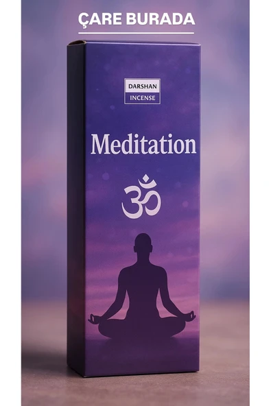 Darshan Incense - Meditation 20'li Çubuk Tütsü ürün görseli