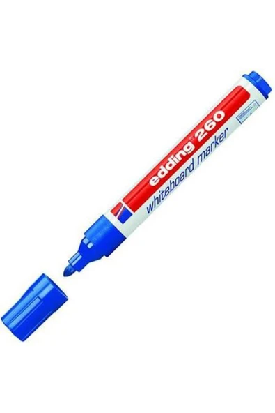 Edding Mavi 260 Yazı Tahtası Kalemi Tekli