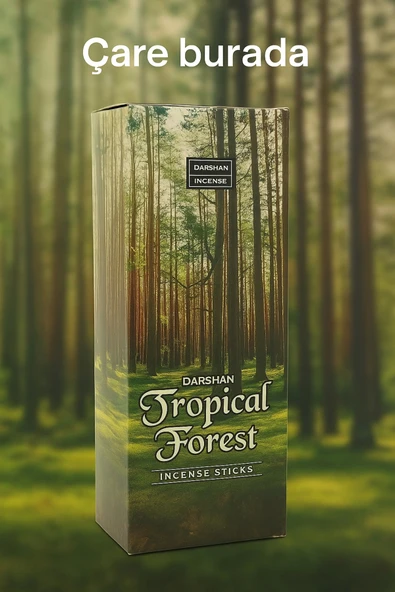 Darshan Incense - Tropical Forest Çubuk Tütsü (20'li) ürün görseli