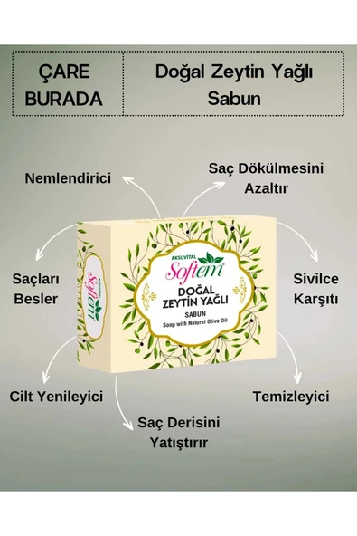 Doğal Zeytinyağlı Sabun ürün görseli
