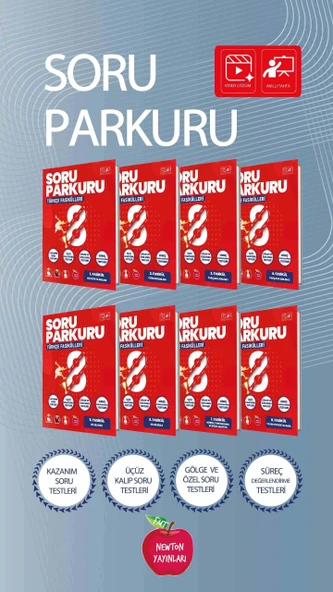 Newton 8.Sınıf Soru Parkuru Türkçe Set Yeni ürün görseli