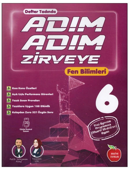Newton Yayınları 6. Sınıf Adım Adım Zirveye Fen Bilimleri