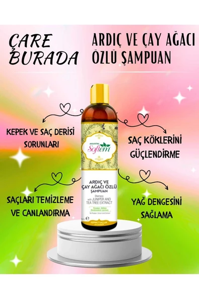 Ardıç ve Çay Ağacı Şampuanı 400 ml ürün görseli 1