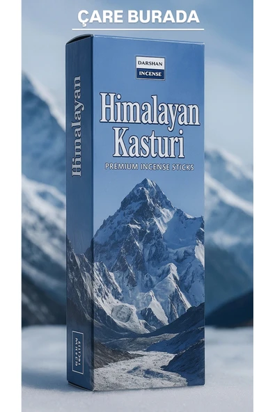 Darshan Incense - Himalayan Katsuri 20'li Çubuk Tütsü ürün görseli