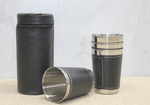 Derili Kılıflı 4'lü Shot Bardak Alk3925 ürün görseli