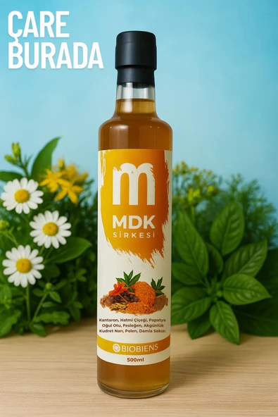 Kantaron & Hatmi Çiçeği Sirkesi 500 ml (Oğul Otu, Polen, Kudret Narı) ürün görseli