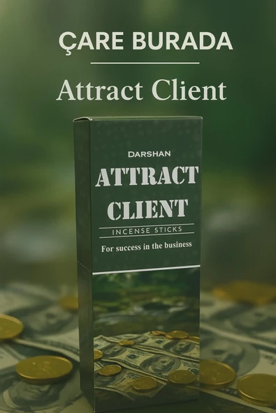 Darshan Incense - Attract Client 20'li Çubuk Tütsü ürün görseli