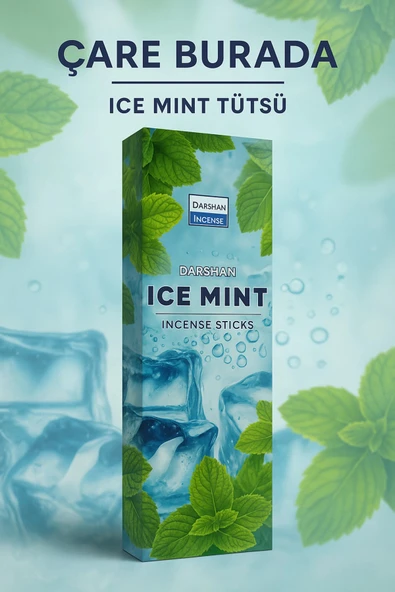 Darshan Incense - Ice Mint Çubuk Tütsü (20'li) ürün görseli