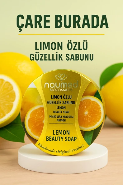 Naumed Biocosmetic - Limon Özlü Güzellik Sabunu ürün görseli