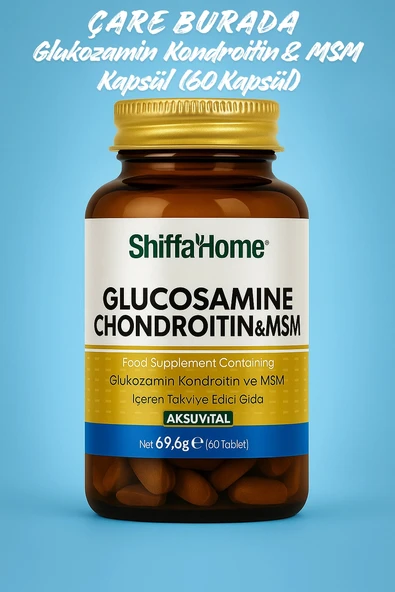 Glukozamin Chondroitin & MSM Kapsül (60 Adet) ürün görseli 1