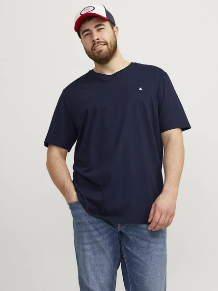 Jack Jones Peulos Büyük Beden Erkek Tişört 12253778 - 1