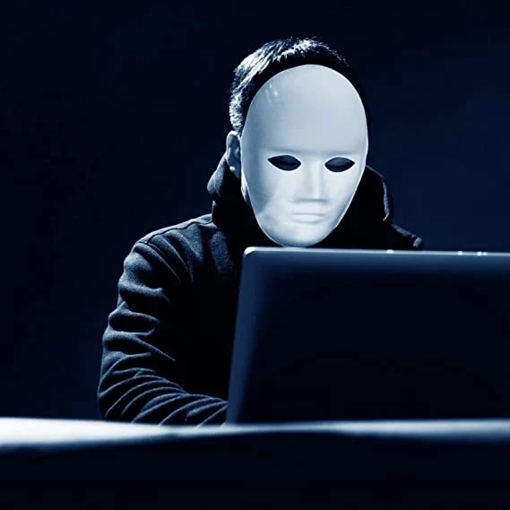 Beyaz Renk Boyanabilir Anonim Tam Yüz Cosplay Maske 24x18 Cm - Resim 6