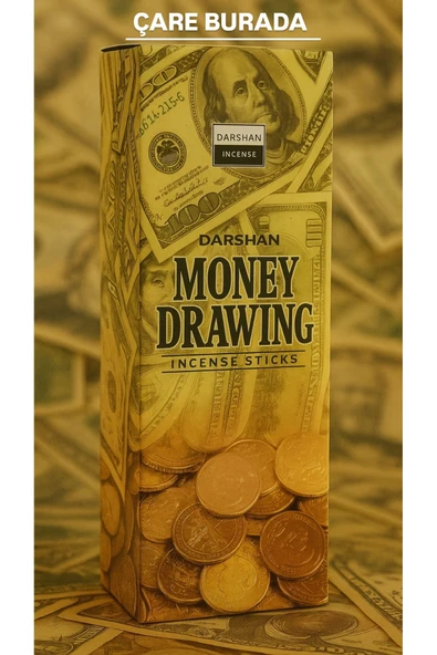 Darshan Incense - Money Drawing 20'li Çubuk Tütsü (Bereket & Bolluk) ürün görseli