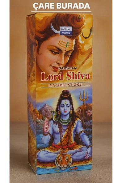 Darshan Incense - Lord Shiva 20'li Çubuk Tütsü ürün görseli