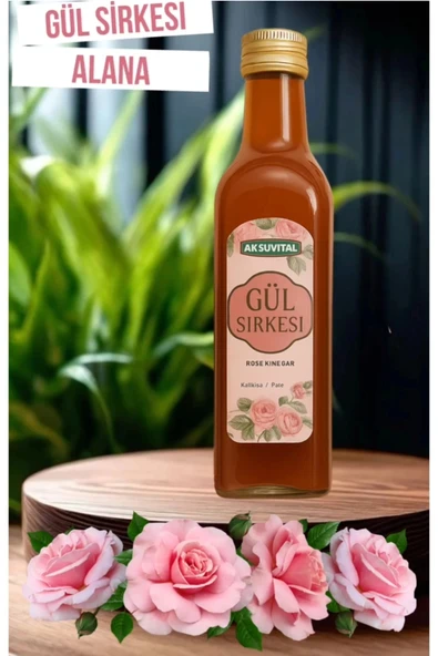 Gül Sirkesi ve Hediyesi El Yapımı Gül Sabunu ürün görseli 1