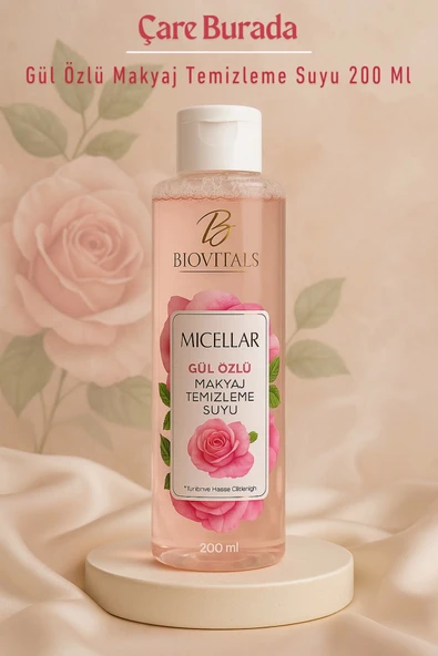 Gül Özlü Makyaj Temizleme Suyu 200 Ml ürün görseli