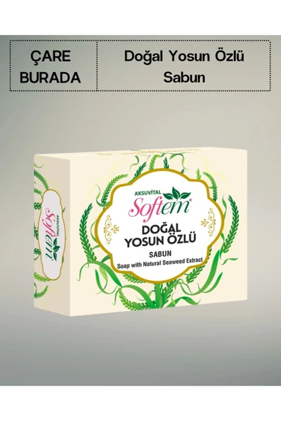 Doğal Yosun Özlü Sabun 130 gr ürün görseli 1