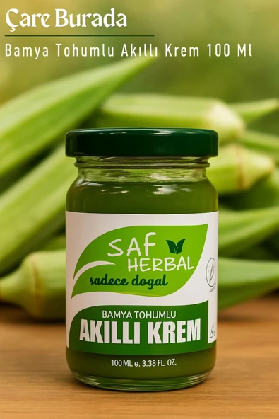 Saf Herbal - Bamya Tohumlu Akıllı Krem 100 Ml ürün görseli 1