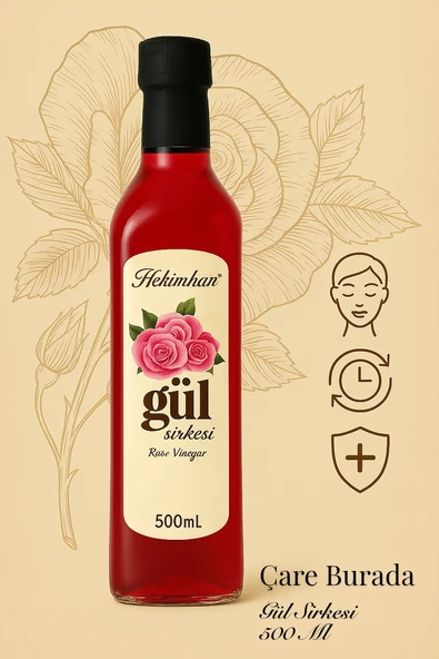 Gül Sirkesi 500 ml (Katkısız) ürün görseli