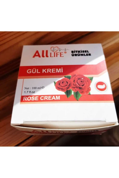 All Life Gül Özlü Cilt Bakım Kremi 100 ml - Resim 5