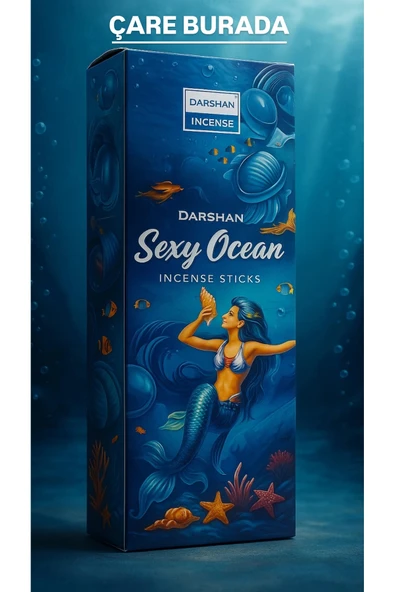 Darshan Incense - Sexy Ocean 20'li Çubuk Tütsü ürün görseli