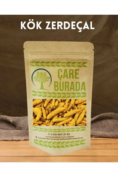 Kök Zerdeçal 100 gr ürün görseli