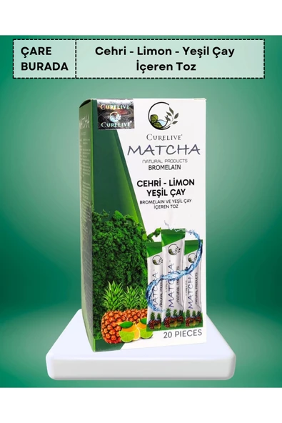 Matcha (Cehri, Limon, Yeşilçay) ürün görseli 1