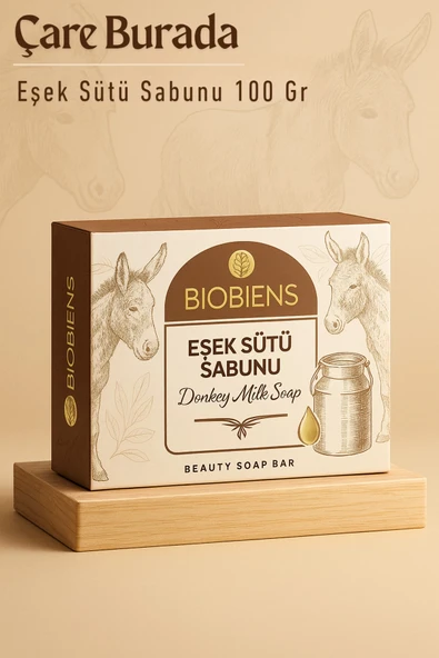 Biobiens - Eşek Sütlü Sabun 100 Gr ürün görseli 1