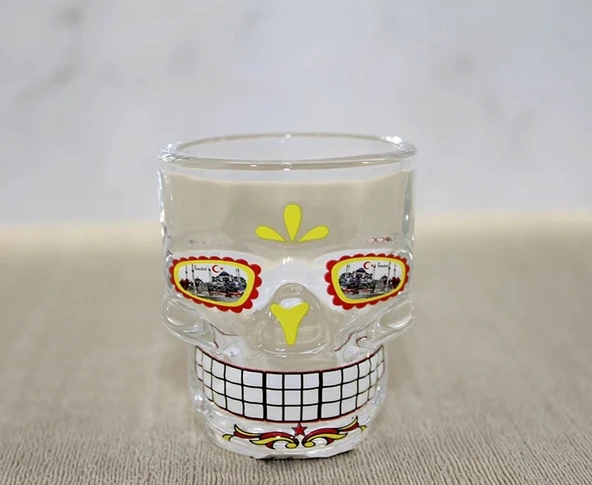 İstanbul Temalı Cam Kurukafa Shot Bardak Alk4302 ürün görseli