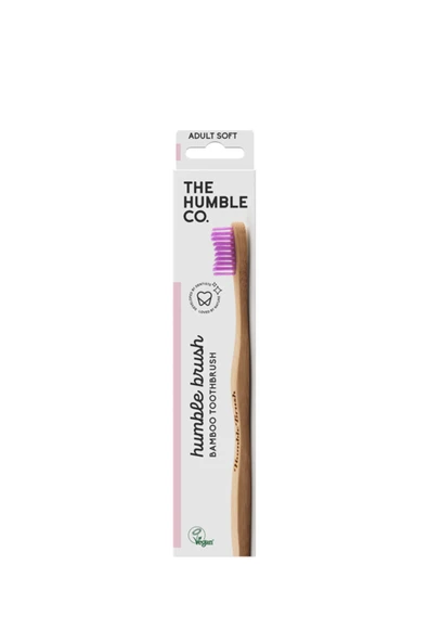 The Humble Co. Brush Mor Bambu Diş Fırçası Soft - 1