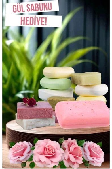 Gül Sirkesi ve Hediyesi El Yapımı Gül Sabunu - Resim 2