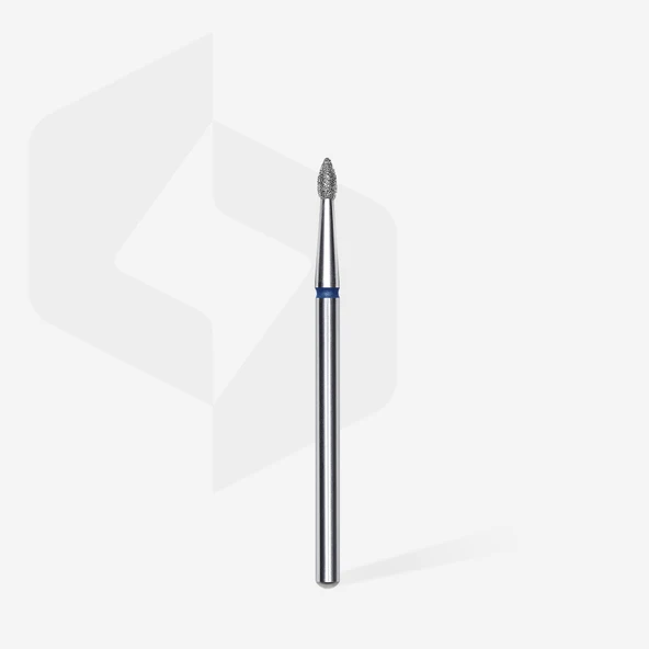 Staleks Elmas Manikür Freze Ucu Damla Model Mavi 4mm FA60B018-4 - 2