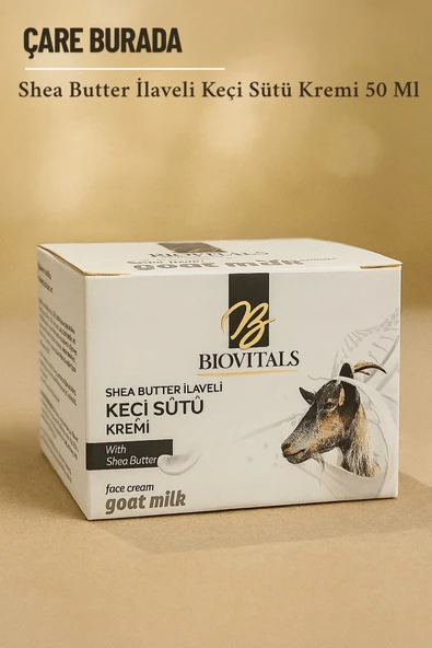 Biovitals - Keçi Sütü Kremi 50 Ml (Shea Butter İlaveli)