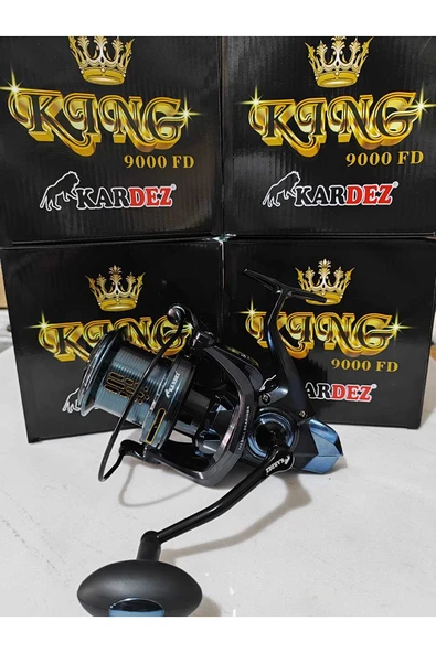 King 9000 Metal Kafa Metal Gövde Dayanıklı Olta Makinesi – Büyük Balık Avı İçin Profesyonel - 1