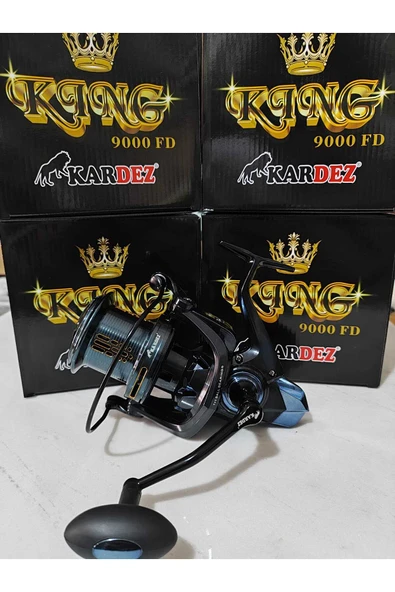King 9000 Metal Kafa Metal Gövde Dayanıklı Olta Makinesi – Büyük Balık Avı İçin Profesyonel - 5
