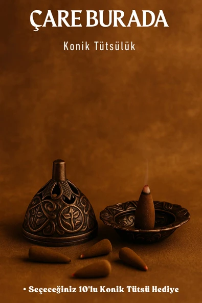 Konik Tütsülük (Seçeceğiniz 10'lu Konik Tütsü Hediye)