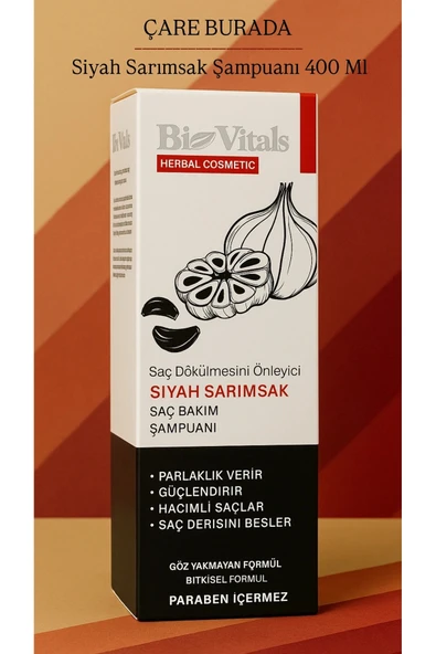 Biovitals - Önleyici Siyah Sarımsak Şampuanı 400 Ml ürün görseli 1