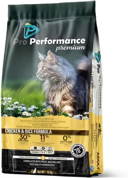 Pro Performance Premium Tavuklu Kedi Maması 15 Kg ürün görseli