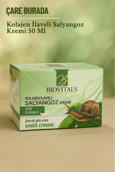 Biovitals - Salyangoz Kremi 50 Ml (Kolajen İlaveli) - 1
